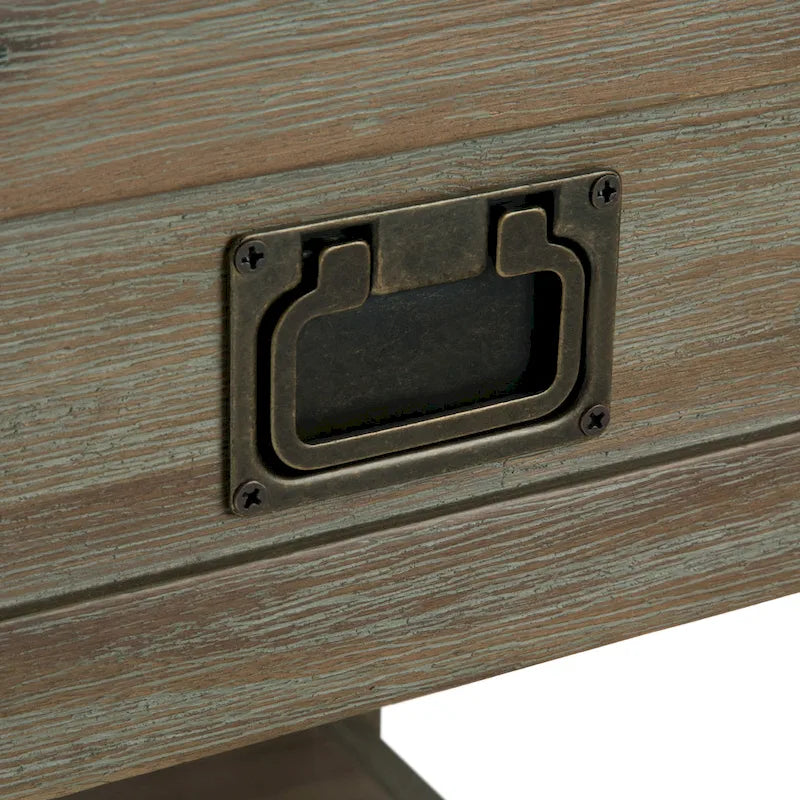 WYNDENHALL Garret SOLID ACACIA WOOD 22 inch Wide Square Rustic End Side Table - 22W x 22 D x 22 H 24
