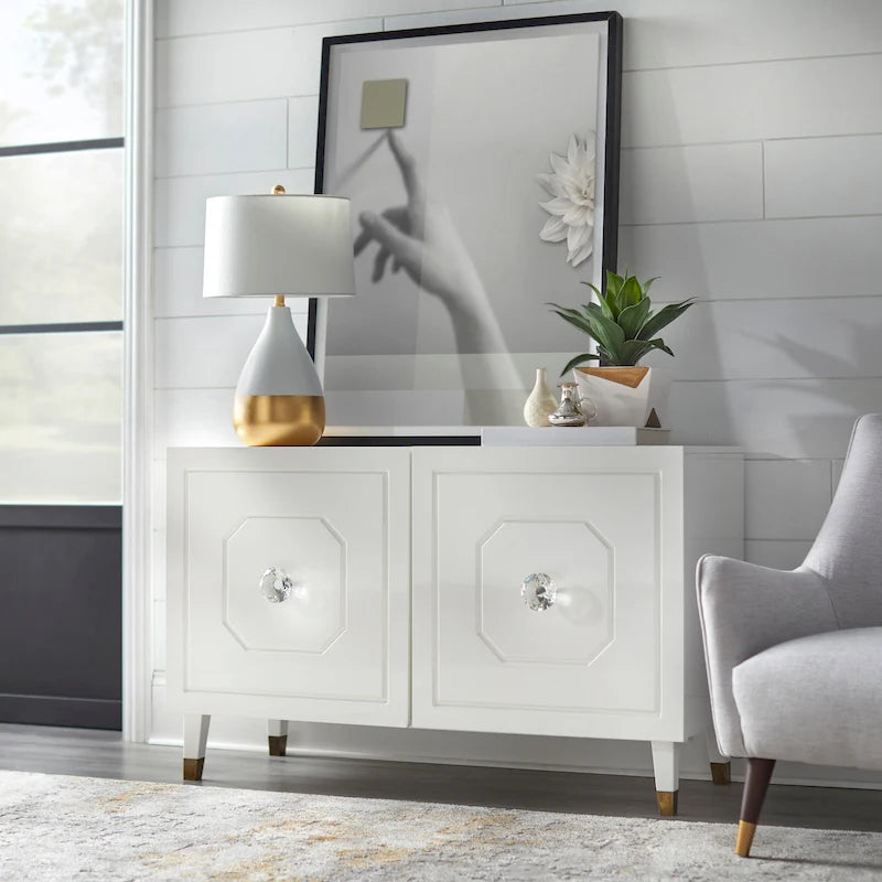 angelo:HOME Jaslene Glossy Glam Buffet/Media Cabinet 20