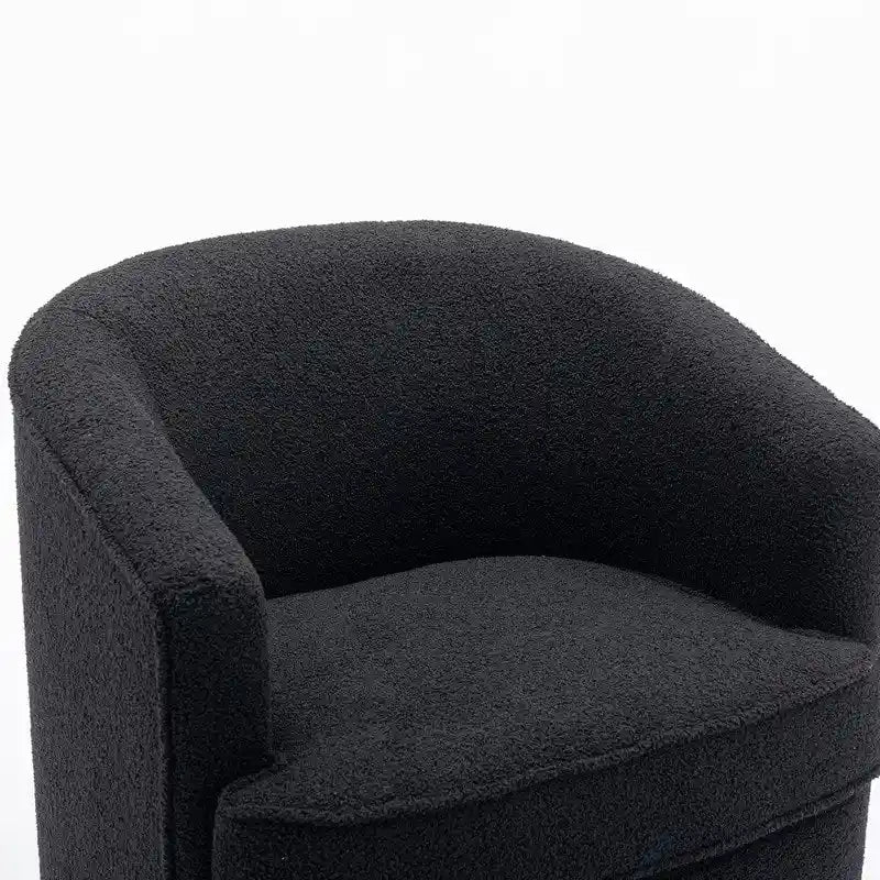 SEYNAR Modern Boucle Upholstered 360 Degree Swivel Accent Club Chair Set of 2 22