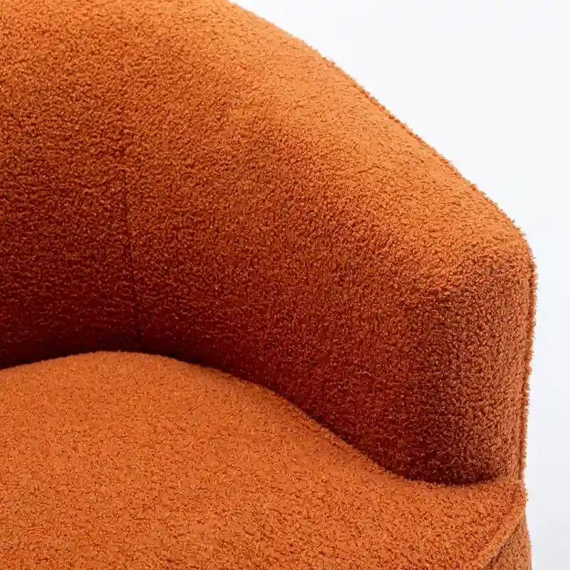 SEYNAR Modern Boucle Upholstered 360 Degree Swivel Accent Club Chair Set of 2 30