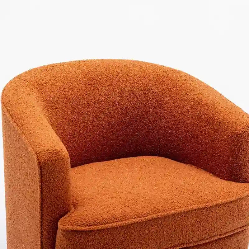 SEYNAR Modern Boucle Upholstered 360 Degree Swivel Accent Club Chair Set of 2 32