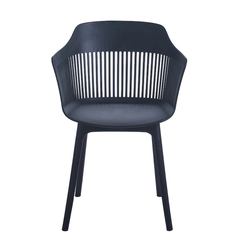 Porthos Home Palmer Dining Chairs Set of 2, Plastic Shell And Legs 3