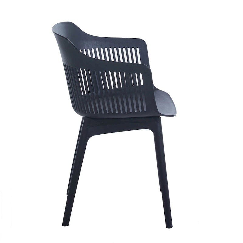 Porthos Home Palmer Dining Chairs Set of 2, Plastic Shell And Legs 4