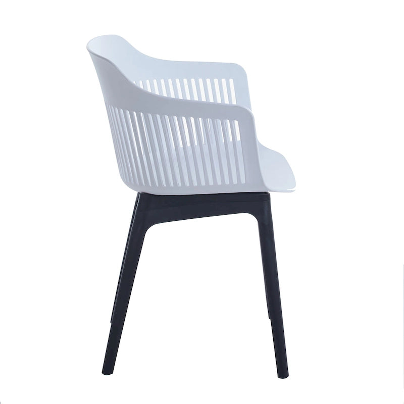 Porthos Home Palmer Dining Chairs Set of 2, Plastic Shell And Legs 18