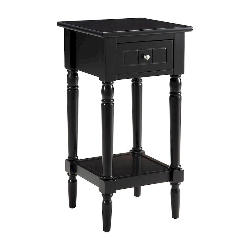 Convenience Concepts French Country Khloe 1 Drawer Accent Table with Shelf 4