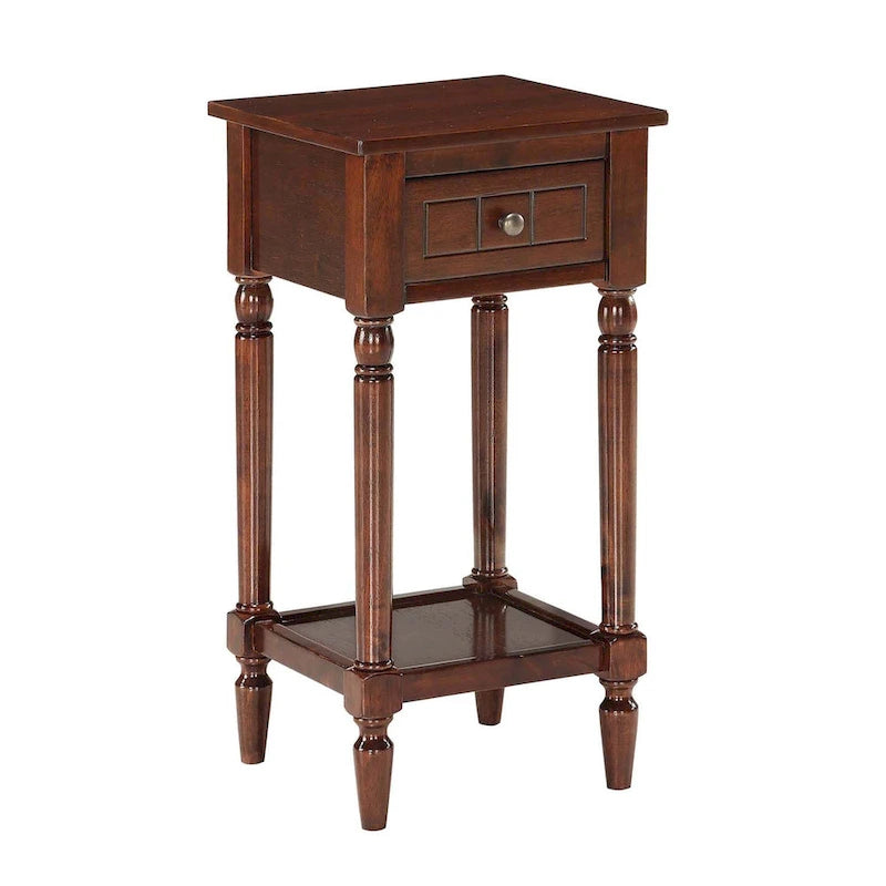 Convenience Concepts French Country Khloe 1 Drawer Accent Table with Shelf 8