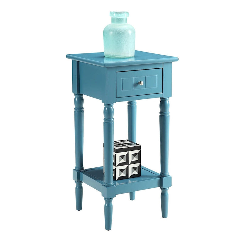 Convenience Concepts French Country Khloe 1 Drawer Accent Table with Shelf 10