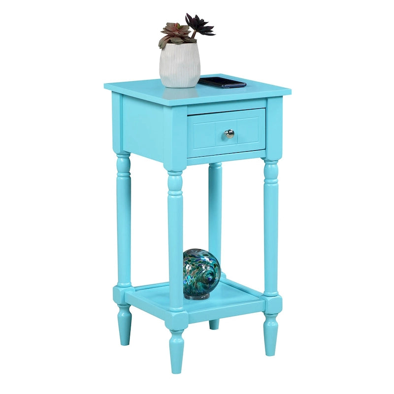 Convenience Concepts French Country Khloe 1 Drawer Accent Table with Shelf 14
