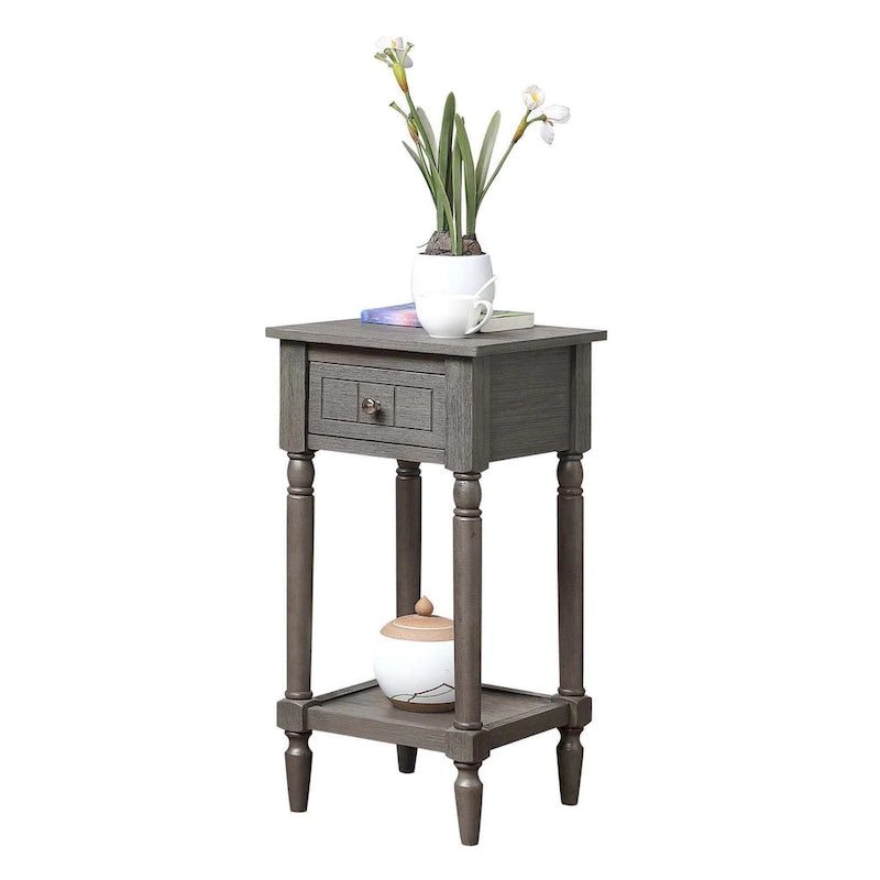 Convenience Concepts French Country Khloe 1 Drawer Accent Table with Shelf 26
