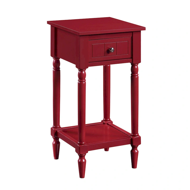Convenience Concepts French Country Khloe 1 Drawer Accent Table with Shelf 32