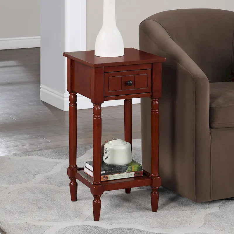 Convenience Concepts French Country Khloe 1 Drawer Accent Table with Shelf 33