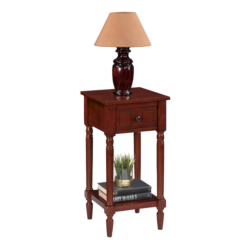 Convenience Concepts French Country Khloe 1 Drawer Accent Table with Shelf 34