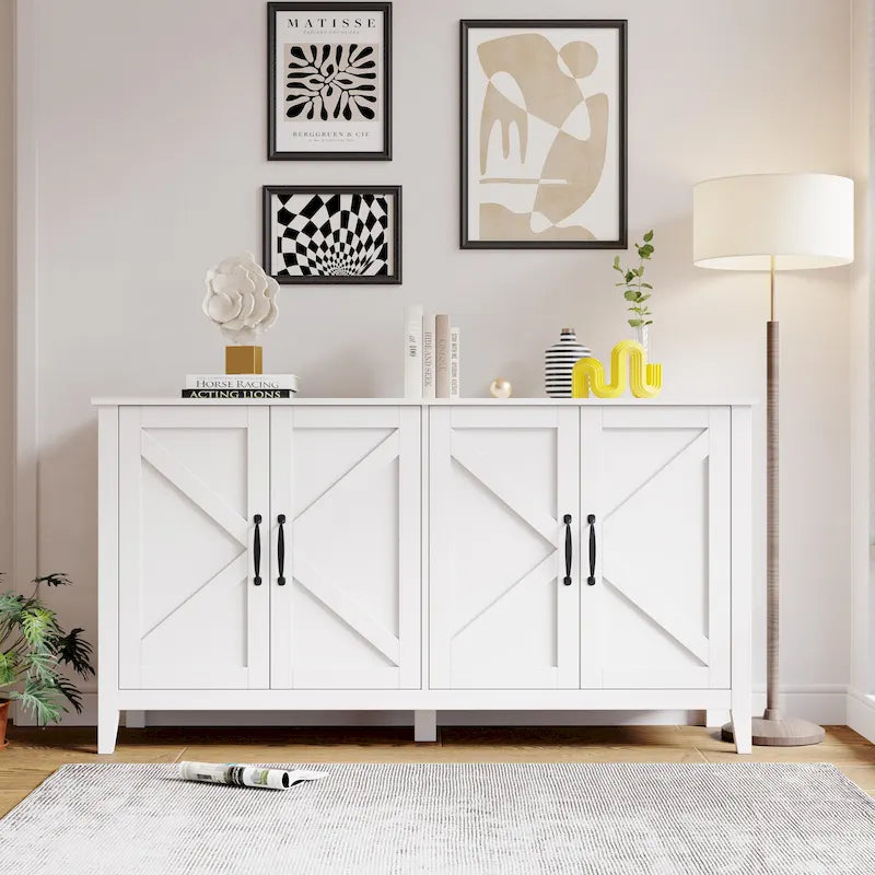 Freestanding Sideboard Storage Cabinet for Living Room Office Bedroom 34
