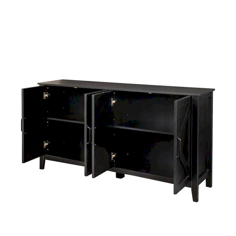 Freestanding Sideboard Storage Cabinet for Living Room Office Bedroom 6