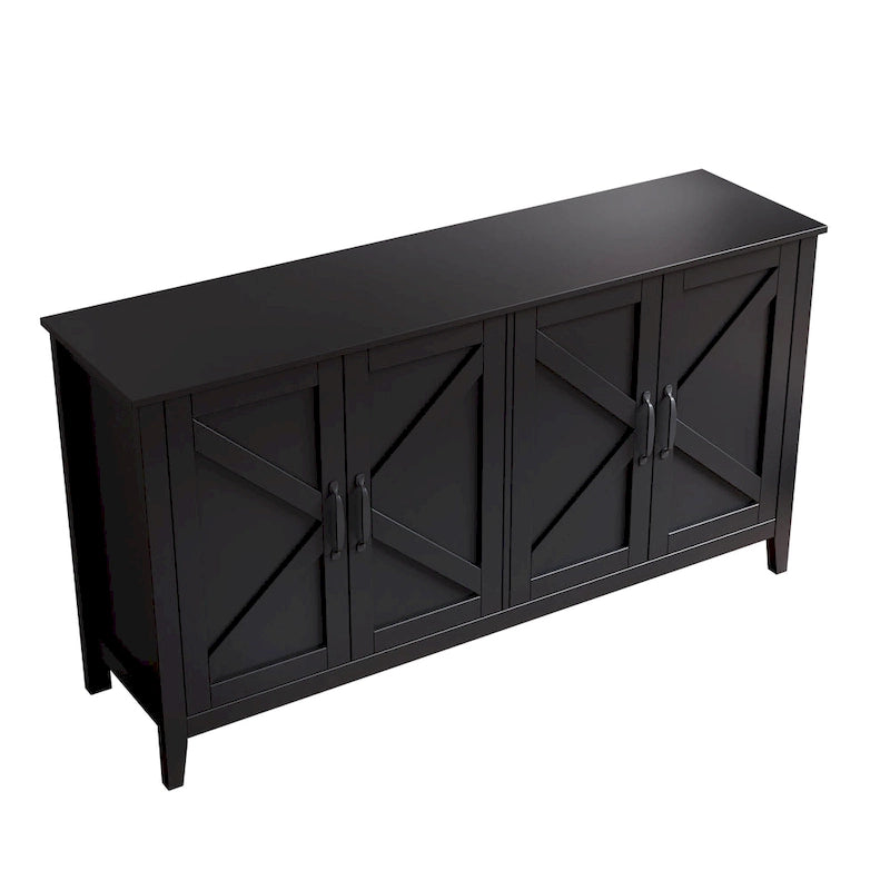 Freestanding Sideboard Storage Cabinet for Living Room Office Bedroom 12