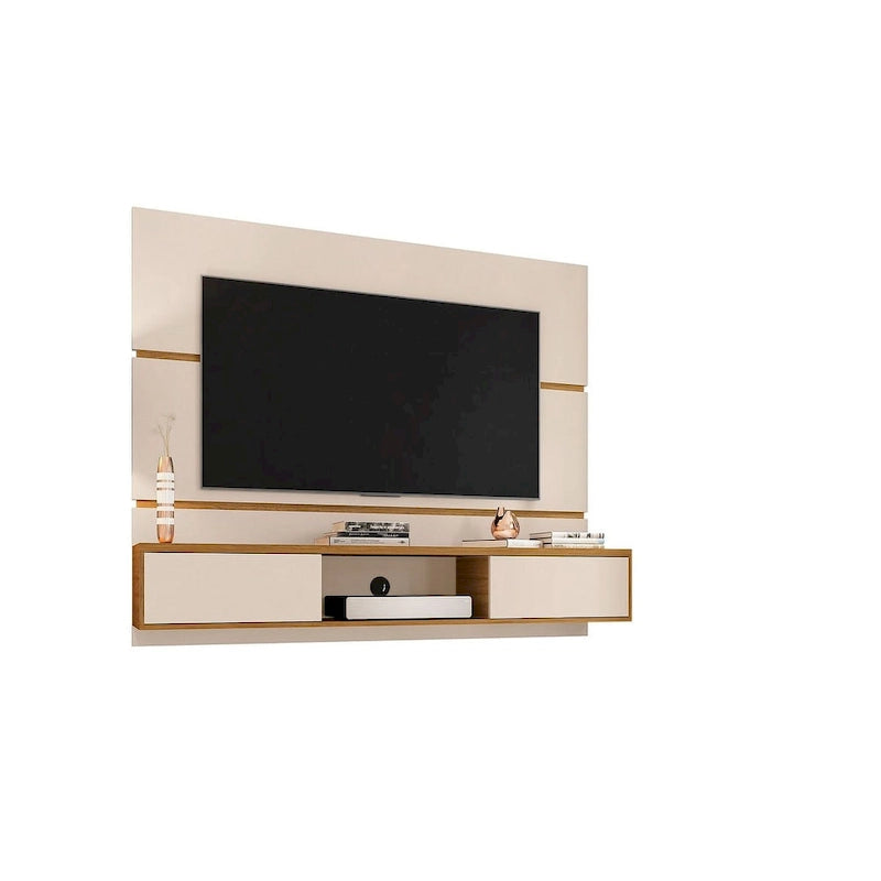 Vernon Mid Century Modern Wood 62.99 In. Floating Living Room Entertainment Furniture 5