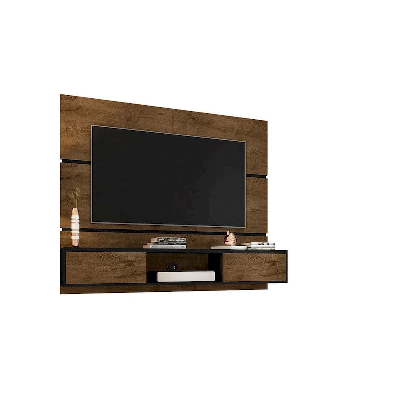 Vernon Mid Century Modern Wood 62.99 In. Floating Living Room Entertainment Furniture 24