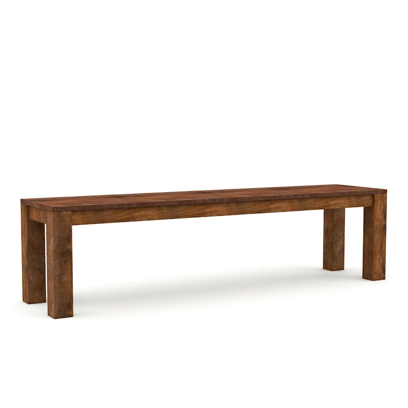 Anaisha Rustic Solid Mango Wood Dining Bench by Furniture of America 6
