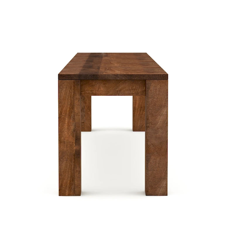 Anaisha Rustic Solid Mango Wood Dining Bench by Furniture of America 8