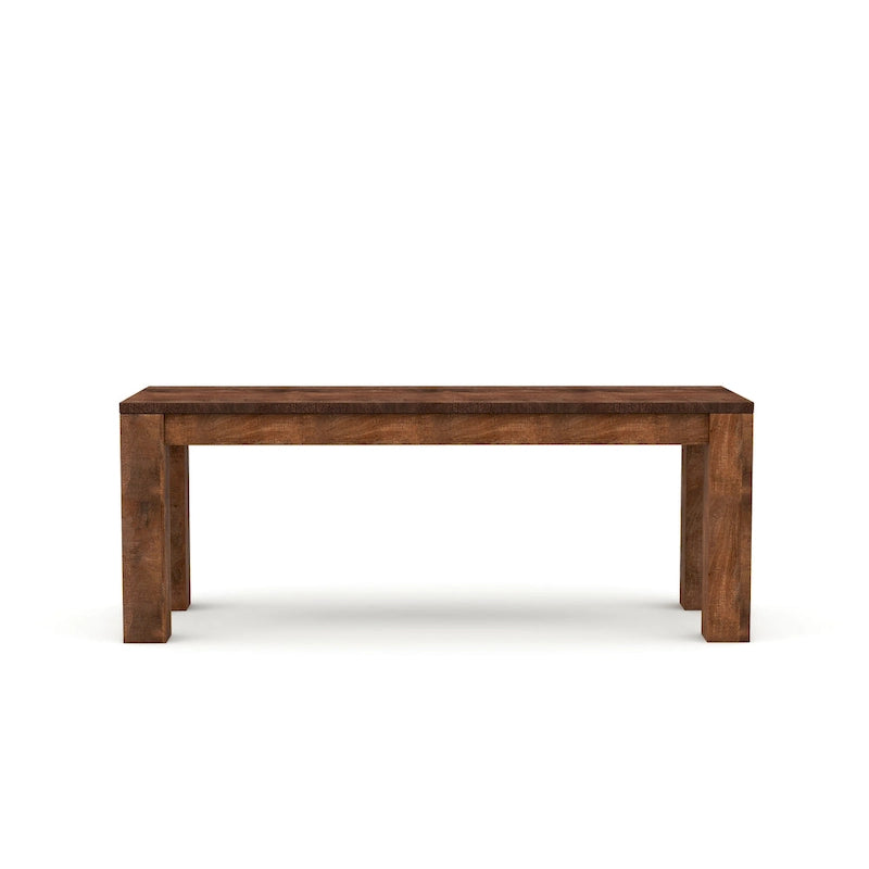 Anaisha Rustic Solid Mango Wood Dining Bench by Furniture of America 11