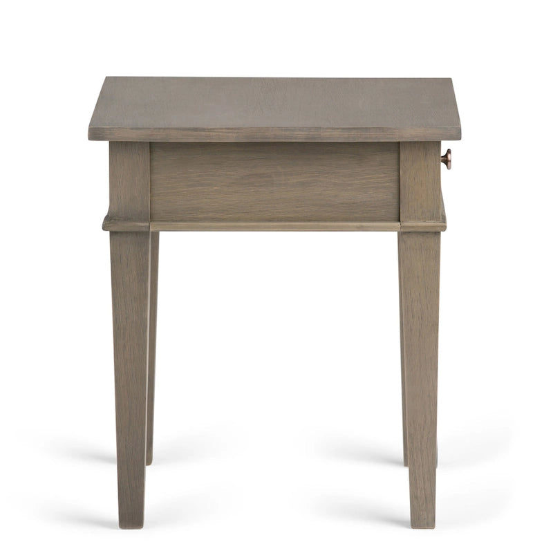 WYNDENHALL Sterling Tavolino Laterale/Finale Transizionale Quadrato in LEGNO MASSELLO, Larghezza 18 pollici - 18 L x 18 P x 20 A 9