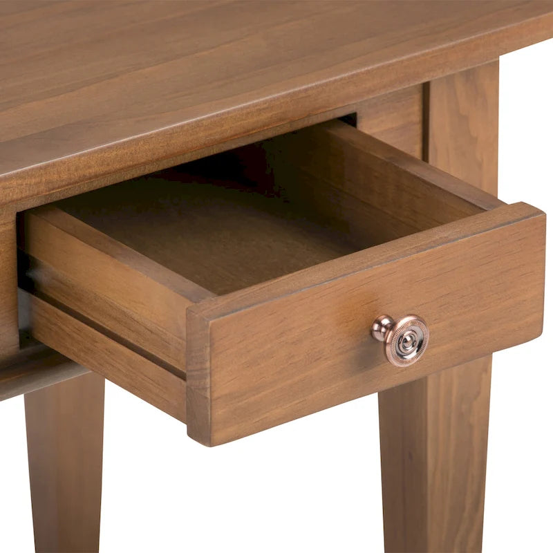 WYNDENHALL Sterling Tavolino Laterale/Finale Transizionale Quadrato in LEGNO MASSELLO, Larghezza 18 pollici - 18 L x 18 P x 20 A 25