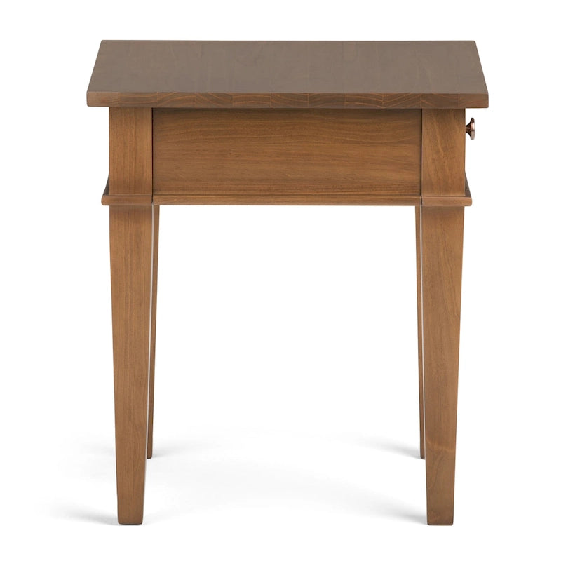 WYNDENHALL Sterling Tavolino Laterale/Finale Transizionale Quadrato in LEGNO MASSELLO, Larghezza 18 pollici - 18 L x 18 P x 20 A 29