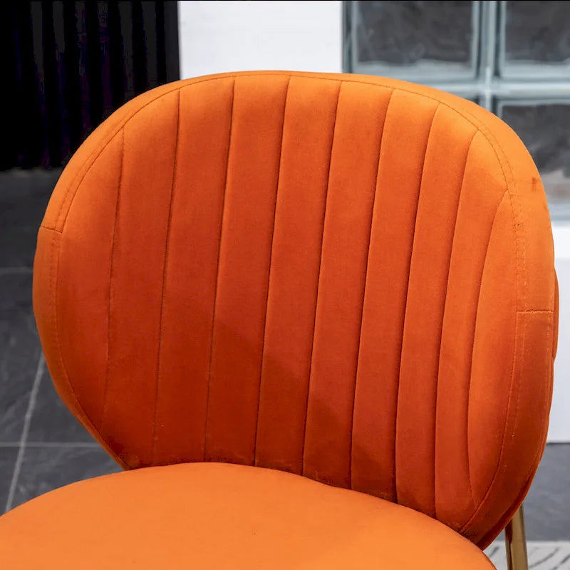 Roundhill Furniture Amoa Contemporary Velvet Upholstery Dining Chair 20