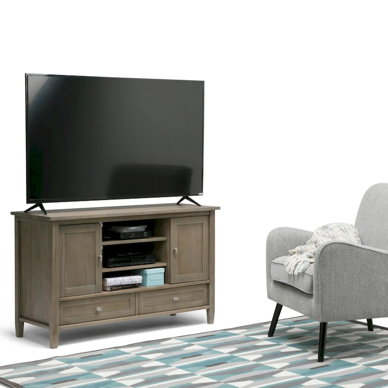 WYNDENHALL Norfolk Transitional TV Media Stand For TVs up to 50 inches 46