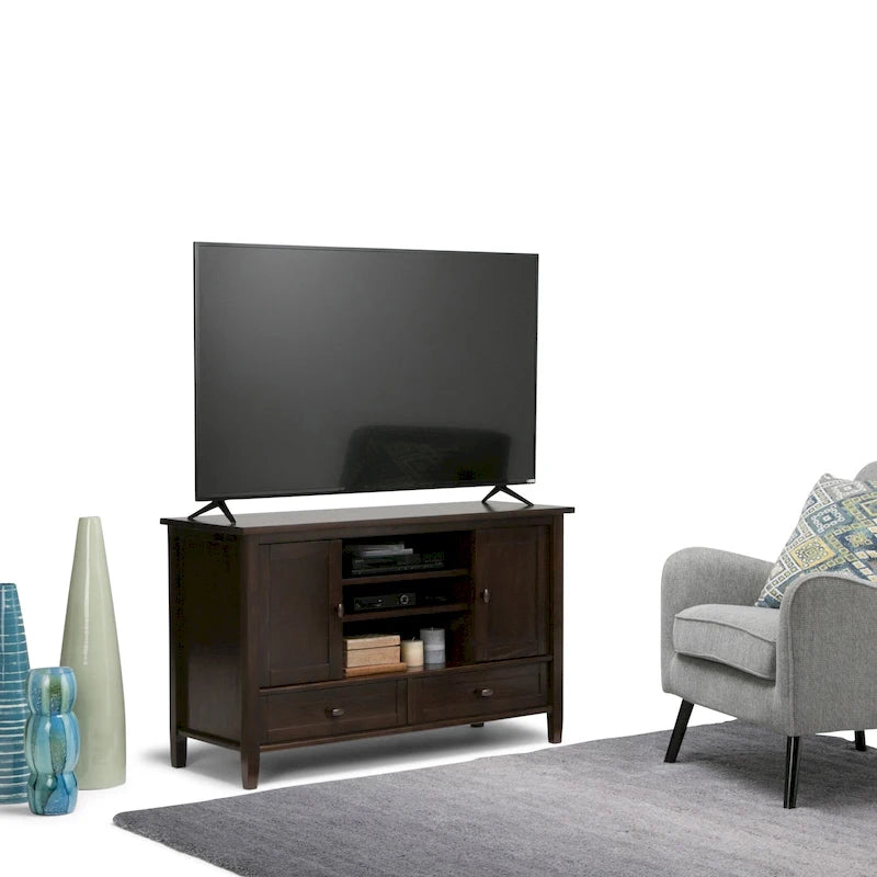 WYNDENHALL Norfolk Transitional TV Media Stand For TVs up to 50 inches 47