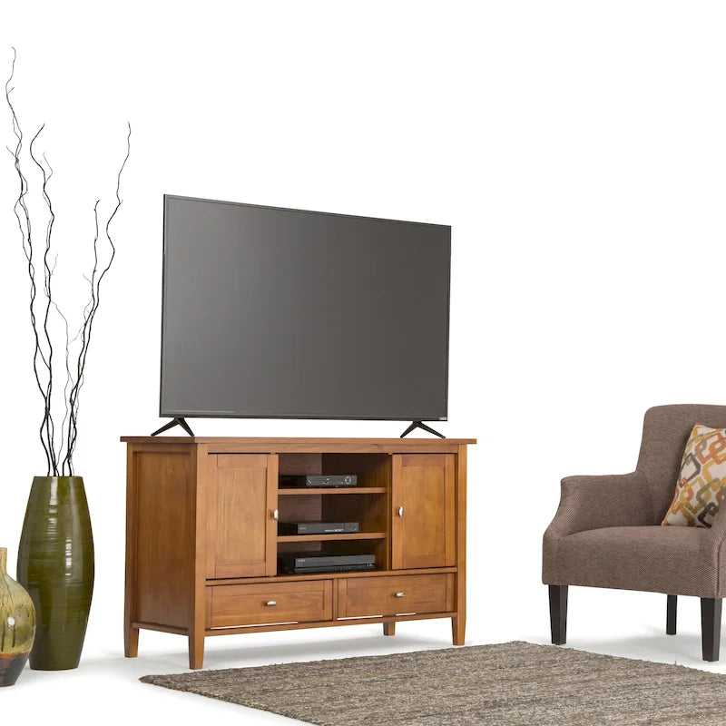 WYNDENHALL Norfolk Transitional TV Media Stand For TVs up to 50 inches 48