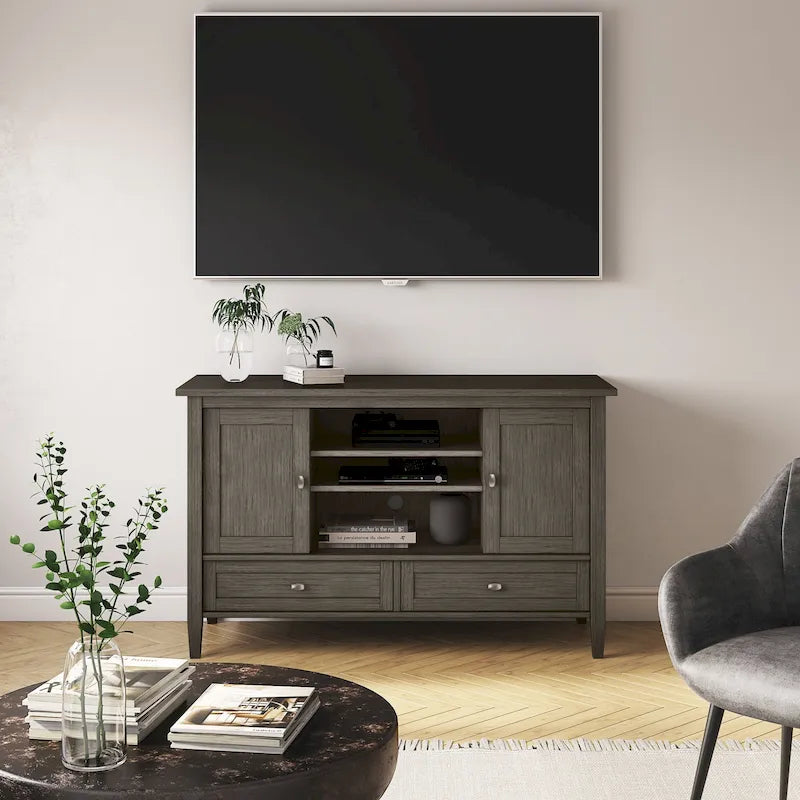 WYNDENHALL Norfolk Transitional TV Media Stand For TVs up to 50 inches 49
