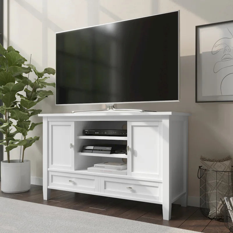 WYNDENHALL Norfolk Transitional TV Media Stand For TVs up to 50 inches 50