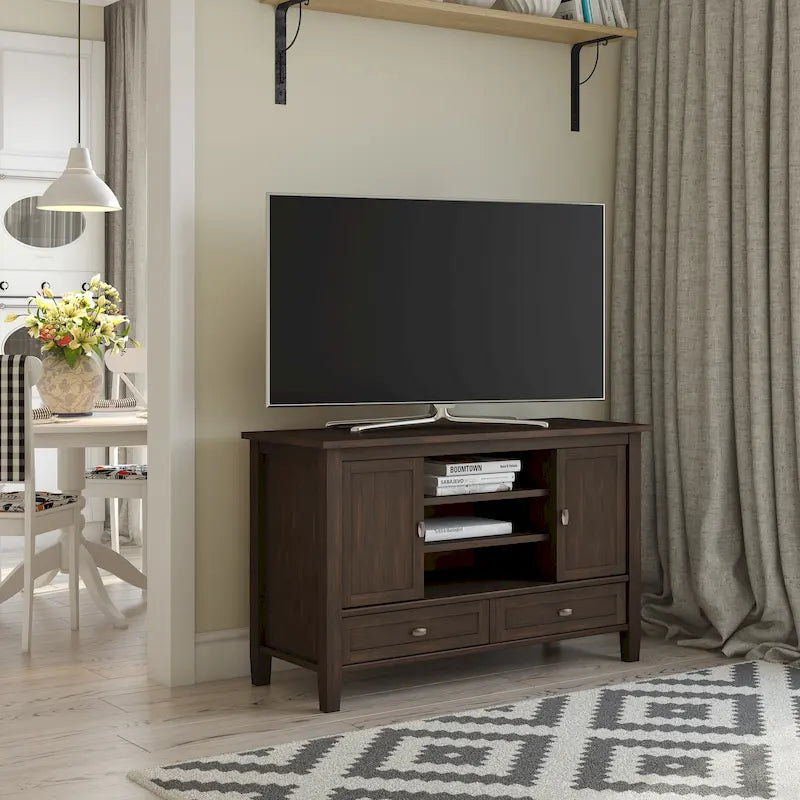 WYNDENHALL Norfolk Transitional TV Media Stand For TVs up to 50 inches 53