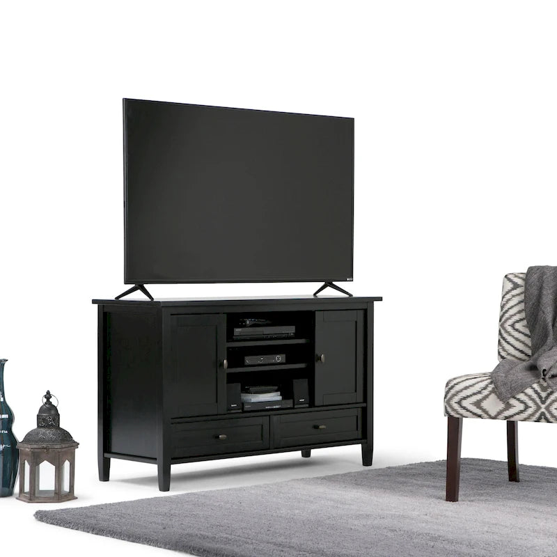 WYNDENHALL Norfolk Transitional TV Media Stand For TVs up to 50 inches 54