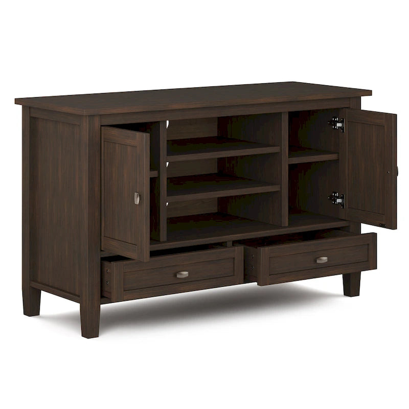 WYNDENHALL Norfolk Transitional TV Media Stand For TVs up to 50 inches 17