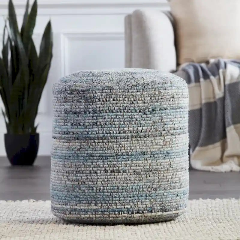 Hayes Stripes Pouf/ Floor Pillow