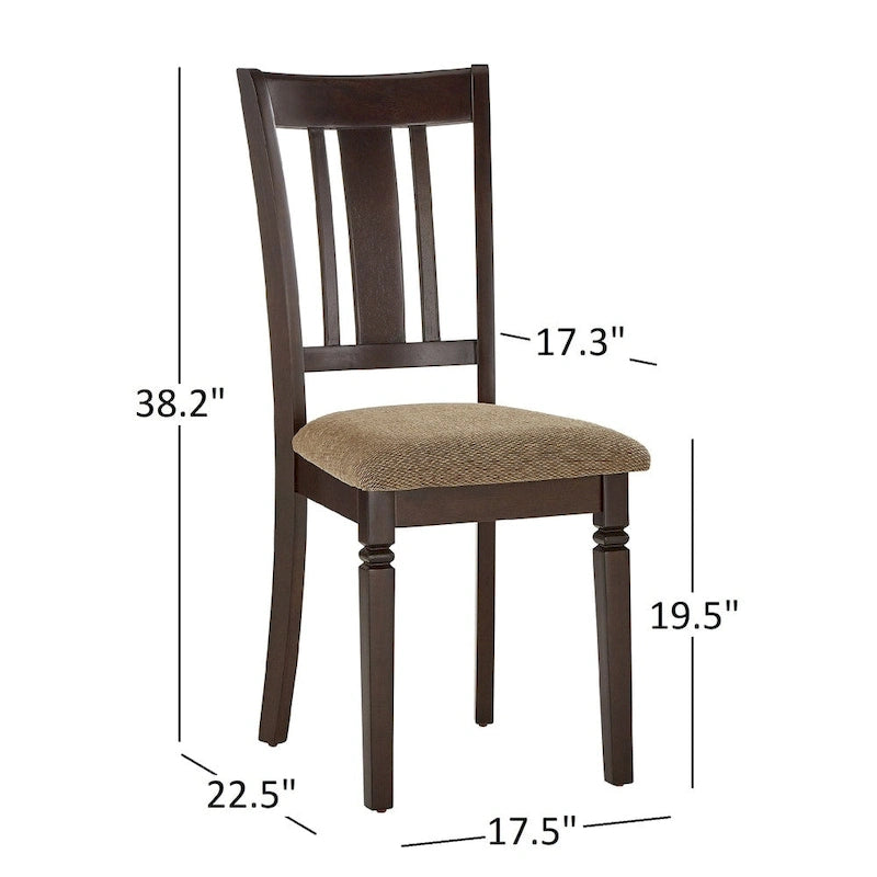 Set da pranzo Lynn con finitura espresso di iNSPIRE Q Classic 12