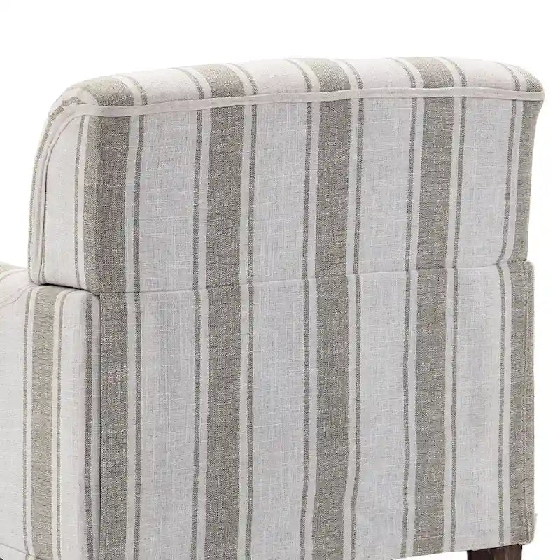Poltrone moderne a righe con braccioli 13