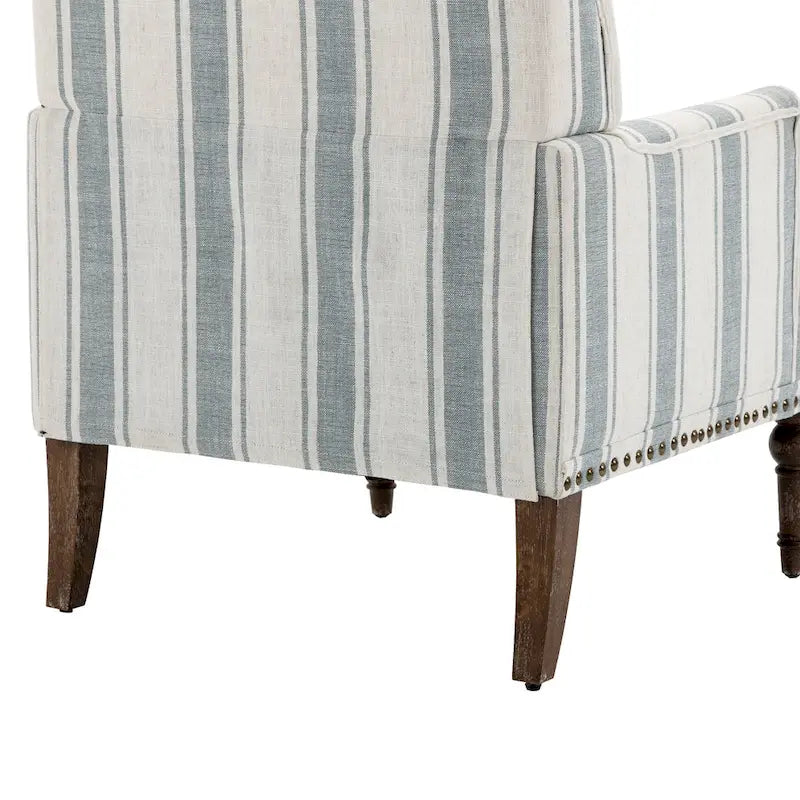 Poltrone moderne a righe con braccioli 31
