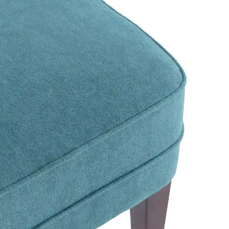 HUIMO Fabric Arm Chair Accent Chair and Ottoman Set Grey/ Beige/ Blue/ Dark Teal 21