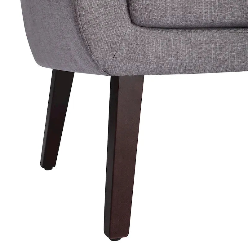 HUIMO Fabric Arm Chair Accent Chair and Ottoman Set Grey/ Beige/ Blue/ Dark Teal 28