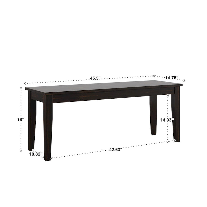Wilmington II Wood Dining Bench by iNSPIRE Q Classic 17