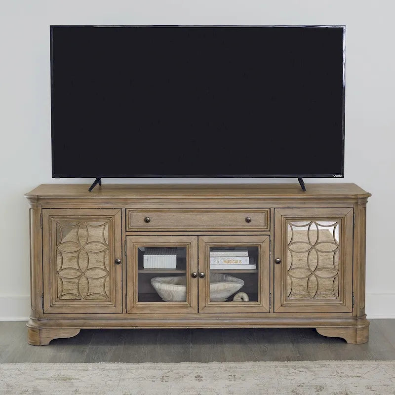 Magnolia Manor Mirrored Entertainment TV Stand - 2 Finishes 26