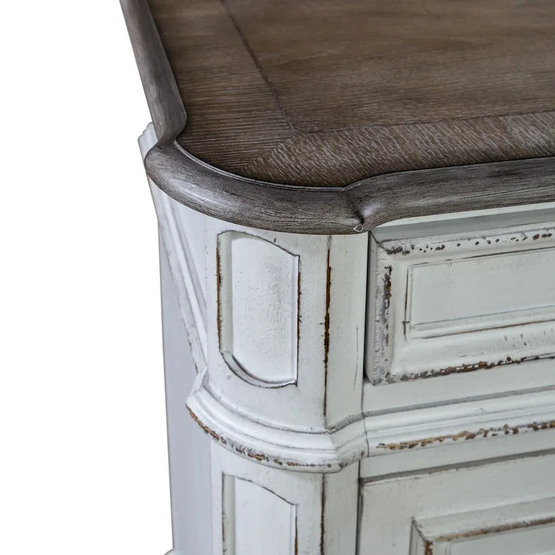 Magnolia Manor Mirrored Entertainment TV Stand - 2 Finishes 11