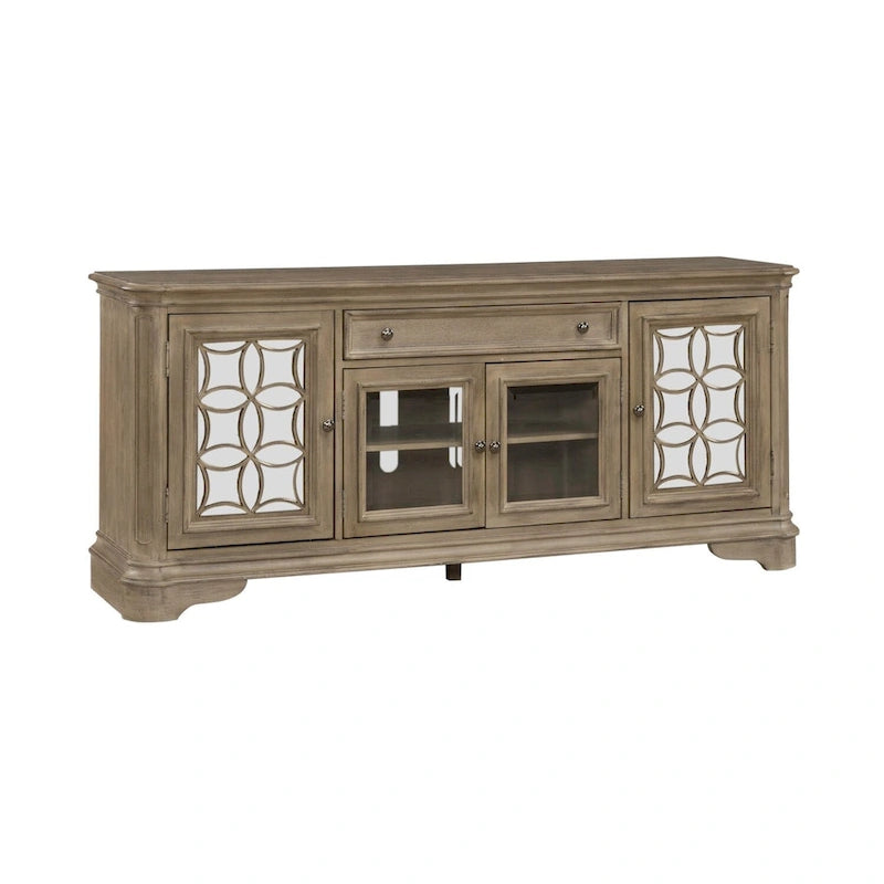 Magnolia Manor Mirrored Entertainment TV Stand - 2 Finishes 12