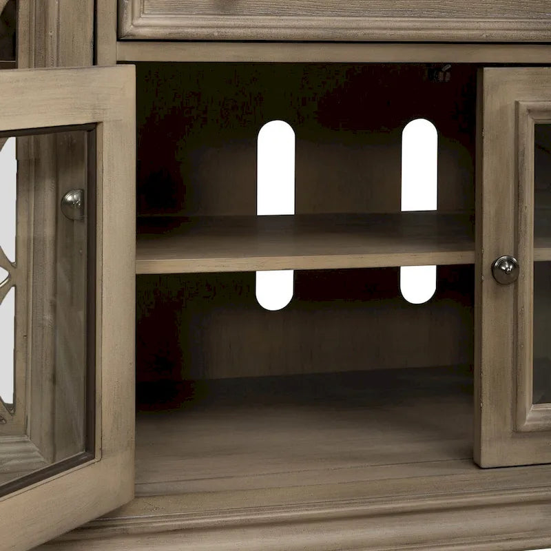 Magnolia Manor Mirrored Entertainment TV Stand - 2 Finishes 21