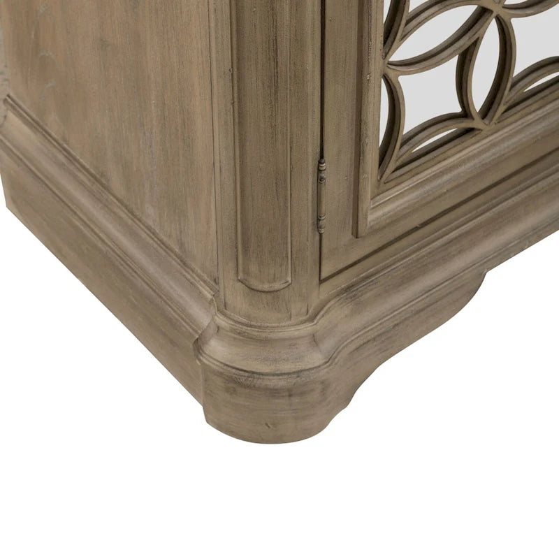 Magnolia Manor Mirrored Entertainment TV Stand - 2 Finishes 24