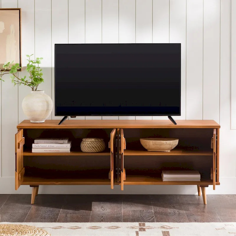 Middlebrook Mid-Century Modern Solid Wood TV Stand 4