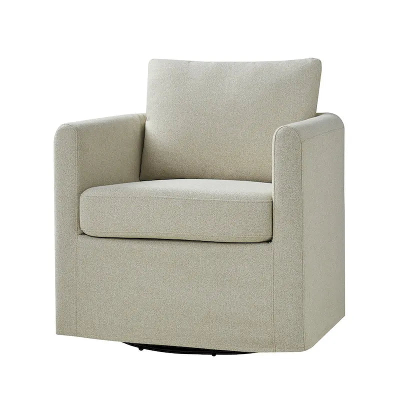 Erkenbald Modern 360-Degree Swivel Chair with Removable Slipcover by HULALA HOME 5